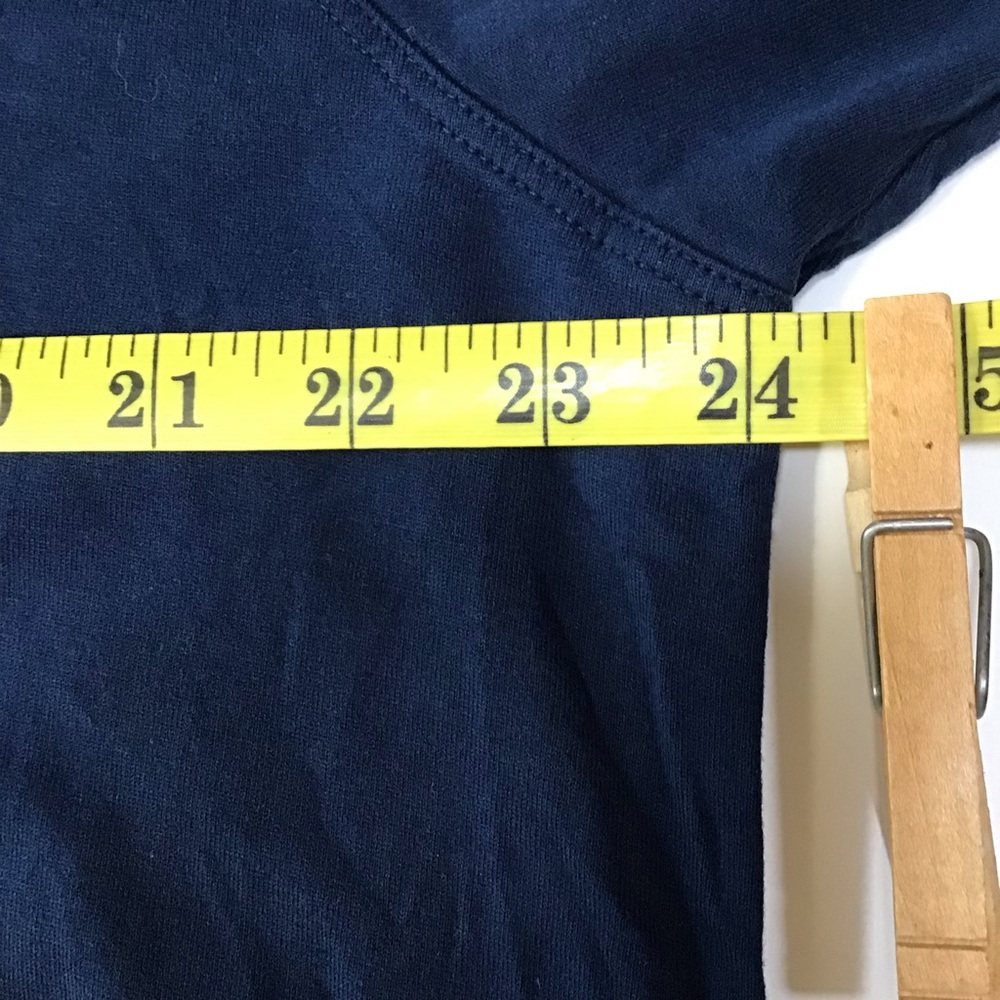 Tommy Bahama Shirt Mens Sz XL Navy Solid Polo Long Sleeve Pima Cotton Blend - Picture 7 of 16